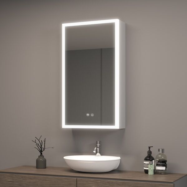 Medicine Cabinets With Mirror | Led Medicine Cabinet SODLC Mirror